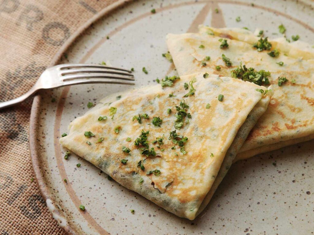 Spinach Feta Savory Crepes recipes for brunch